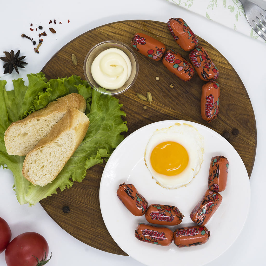 Сосиски Мини, вареные, ПД, газ, 0,46кг, шт Сосиски Мини, вареные, ПД, газ, 0,46кг, шт